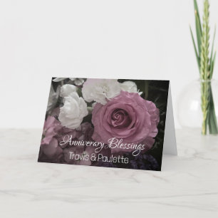 Elegant custom couple's Anniversary card