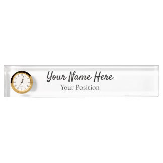 Elegant Custom Desk Name Plate Sign