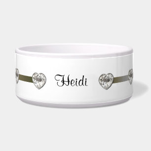 Elegant Custom Dog Bowl
