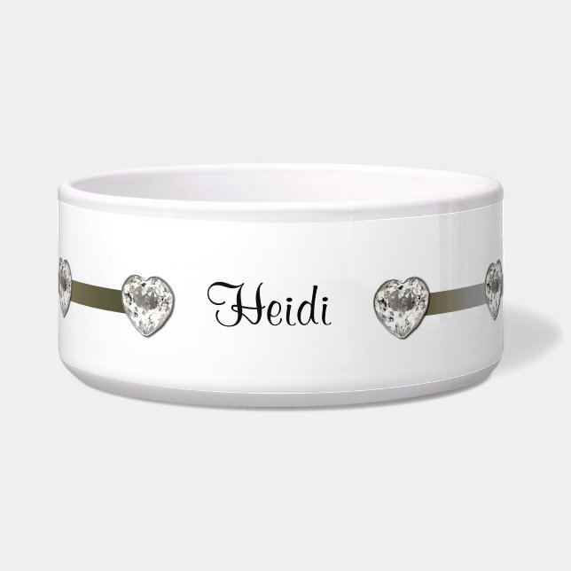Elegant Custom Dog Bowl (Front)
