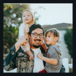 Elegant Custom Family Photo Modern Print<br><div class="desc">Elegant Custom Family Photo Modern</div>