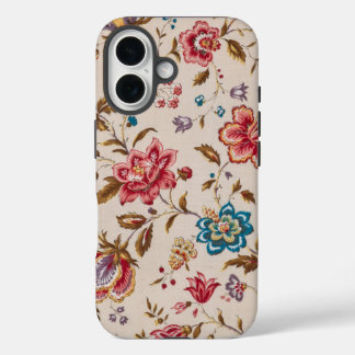Elegant Custom Floral Photo iPhone 16 Case