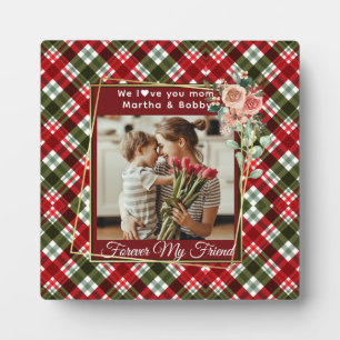 Elegant Custom Gift for Mom Mothers Day 1 Photo  Plaque