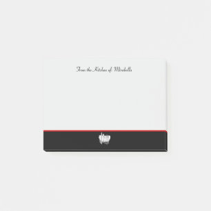 Elegant Custom Kitchen of Silverware Post it Notes