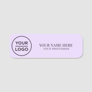 Elegant custom Logo Employee magnetic, safety pin Name Tag