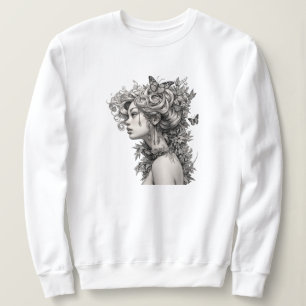 Elegant Custom photo Christmas gift simple Sweatshirt
