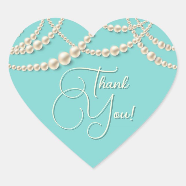 Elegant Custom Thank You Sticker (Front)
