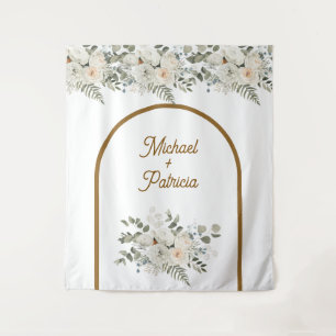 Elegant Custom Wedding Ceremony Tapestry