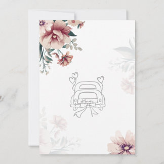 Elegant Custom Wedding Invitation 