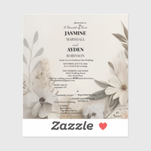 Elegant Custom Wedding Invitations