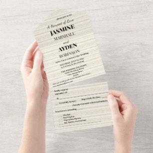 Elegant Custom Wedding Invitations