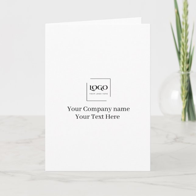 Elegant custom your logo template (Front)