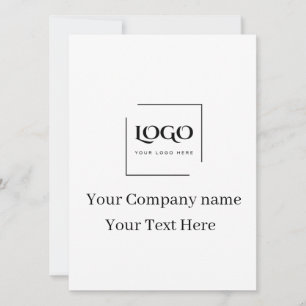 Elegant custom your logo template