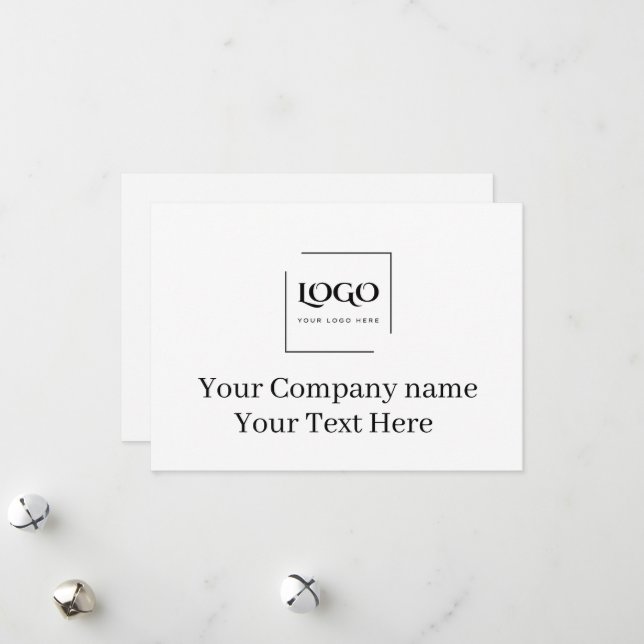 Elegant custom your logo template (Front/Back In Situ)