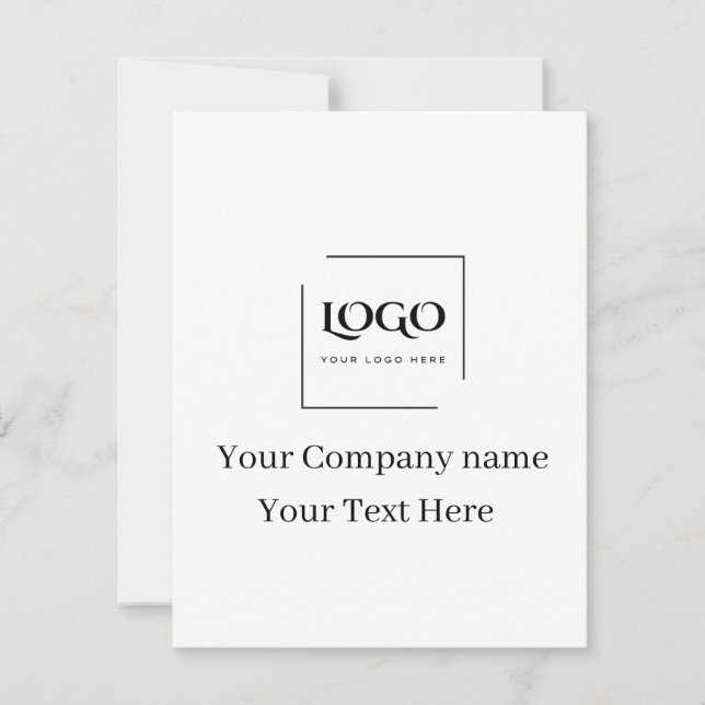 Elegant custom your logo template (Front)