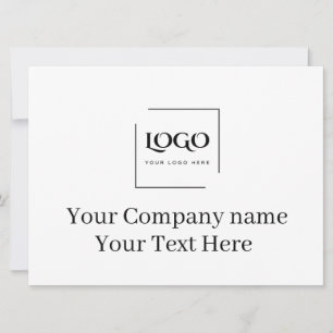 Elegant custom your logo template
