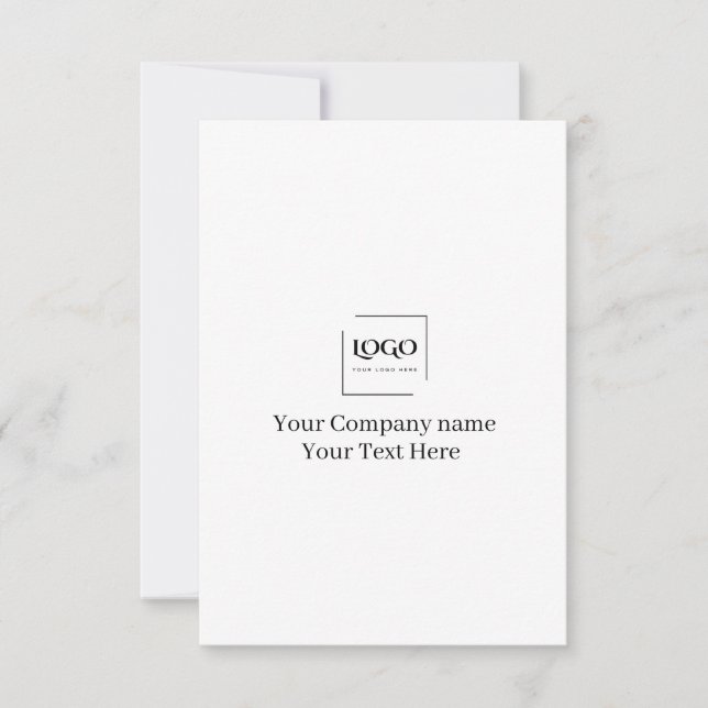 Elegant custom your logo template (Front)