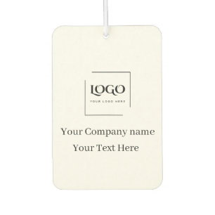 Elegant custom your logo template air freshener