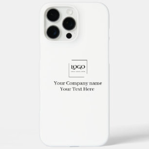 Elegant custom your logo template iPhone 16 pro max case