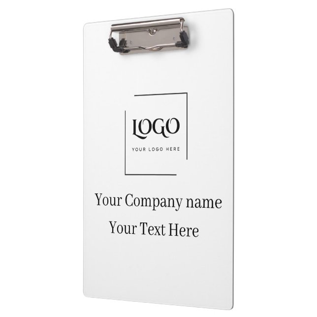 Elegant custom your logo template clipboard (Left)