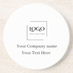Elegant custom your logo template coaster