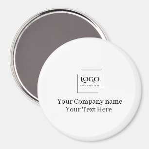 Elegant custom your logo template magnet