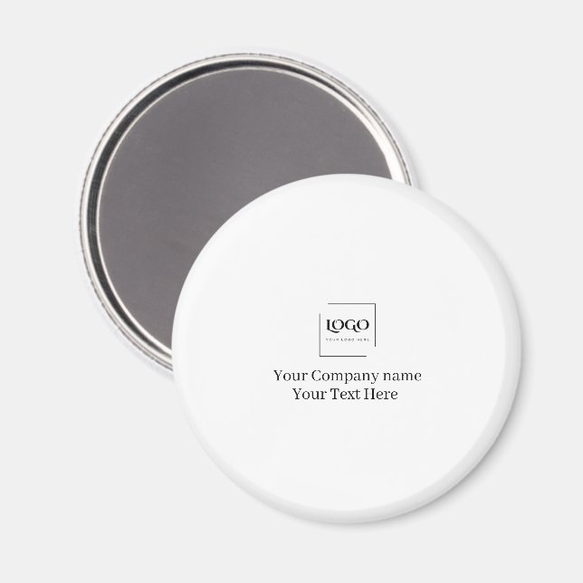 Elegant custom your logo template magnet (Front/Back)
