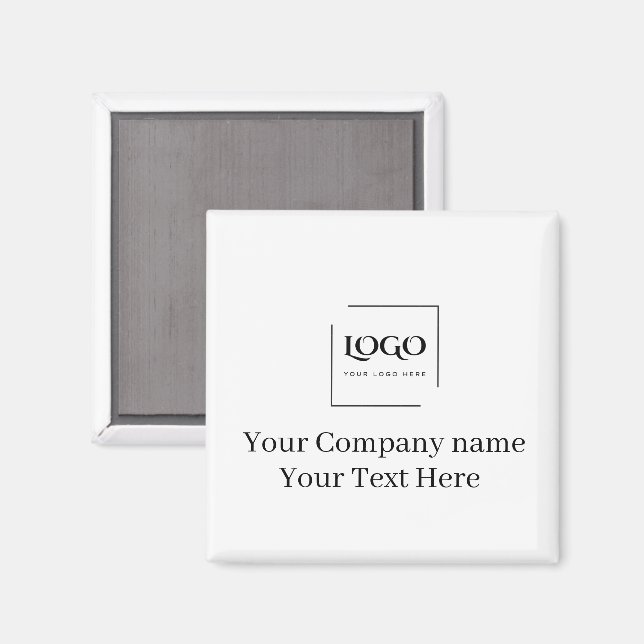 Elegant custom your logo template magnet (Front/Back)