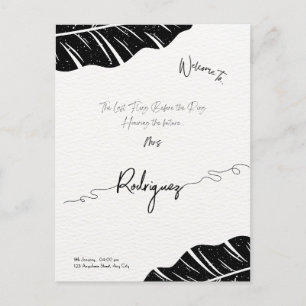 Elegant & customizable Bridal Shower postcard