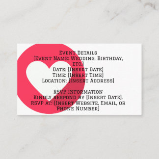 Elegant Customizable Enclosure Card