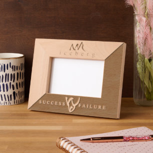 Elegant Customizable Iceberg Artwork Etched Frames