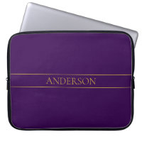 Elegant Customizable Text | Gold & Deep Purple
