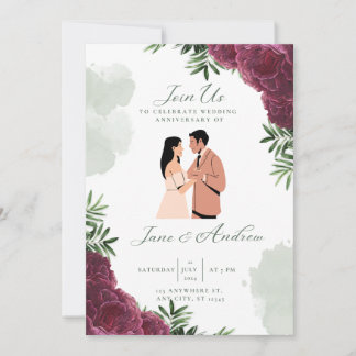 Elegant Customizable Wedding Invitation