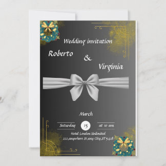 Elegant & Customizable Wedding Invitation
