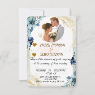 Elegant Customizable Wedding Invitation, Invitation