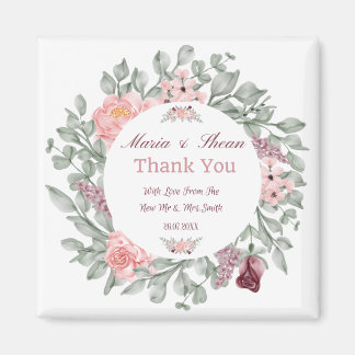 Elegant Customize Thank You Magnet