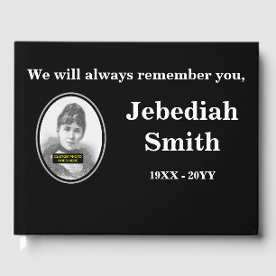 Elegant & Customized Memorial Guest Book