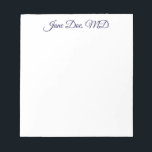 Elegant customized professional name notepad<br><div class="desc">Elegant customized professional name notepad</div>