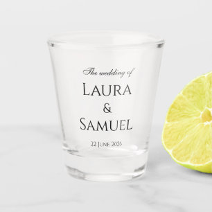 Elegant Customized Shot Glass Wedding Favours