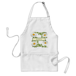 Elegant Cut Daisies Standard Apron