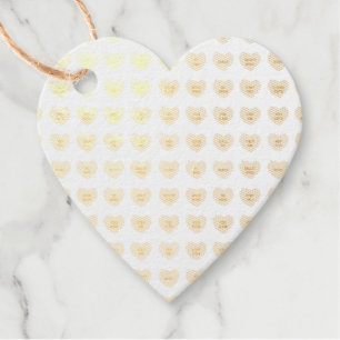 Elegant Cute conversation hearts Valentine's Day Favour Tags