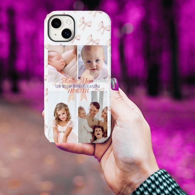 Elegant Cute Keepsake Love You Mom Mothers Day Case-Mate iPhone Case (Creator Uploaded)