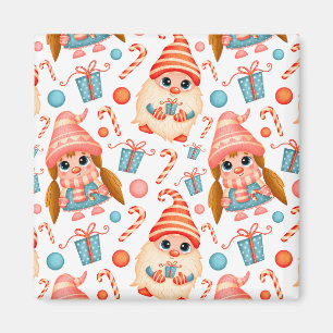 Elegant cute Merry Christmas     Magnet