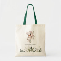 Elegant Cute Sleepy Koala Foliage Baby Shower