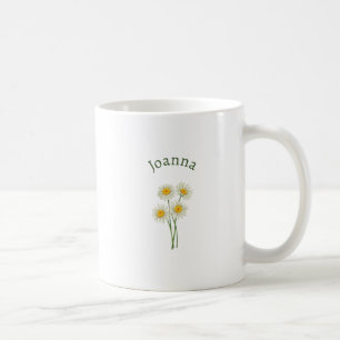 Elegant Cute Sophisticated Named Romantic Floral  Coffee Mug