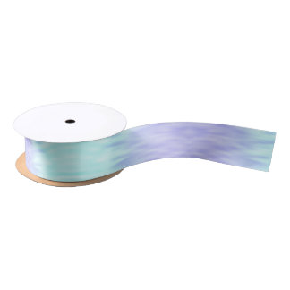 Elegant Cute Violet Aqua Blue Pastel Ombre Pretty Satin Ribbon