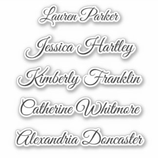 Elegant cute whimsical script name belongs to