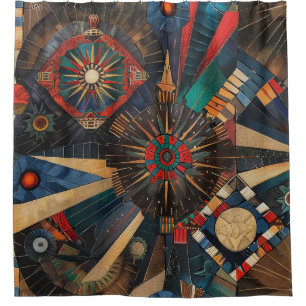 Elegant Cyan "Ancient Indigenous Chronicles" Showe