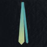 Elegant Cyan Green Colourful Ombre Gradient Tie<br><div class="desc">Elegant Cyan Green Colourful Ombre Gradient neck tie. Matching items available.</div>