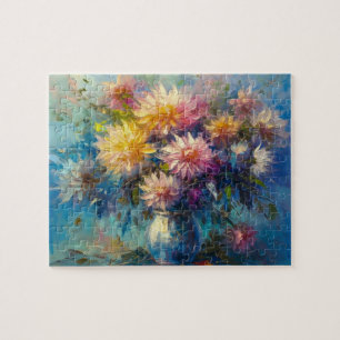 Elegant Dahlia Sonata Fine Art Jigsaw Puzzle